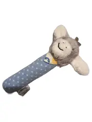 Vorschaubild 1 von Greifling Esel Blau Sterne Baumwolle Baby Rassel 16 cm