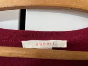 Vorschaubild 4 von Damen Pullover Langarm Rot Gr. M Rundhals Zierknöpfe