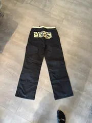 Vorschaubild 3 von Kinder Cargohose Gr. 164 Schwarz Uni Baumwolle Freizeit