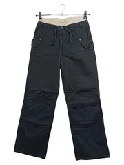 Vorschaubild 1 von Kinder Cargohose Gr. 164 Schwarz Uni Baumwolle Freizeit