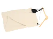 Vorschaubild 1 von Damen Faltenrock Beige Gr. 40/L Elegant Maxirock Polyester