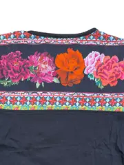 Vorschaubild 6 von Kinder Langarmshirt Blumenmuster Pailletten Gr. 110/116