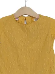 Vorschaubild 2 von Baby Girl Langarmshirt Mädchen Gr. 68 Gelb Mesh Punkte