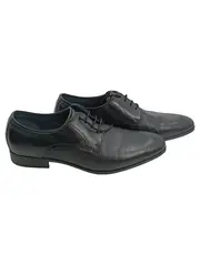 Vorschaubild 1 von Herren Derby Schnürschuhe Leder Schwarz Business Gr. 41