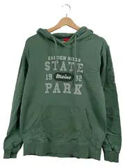 Vorschaubild 1 von Hoodie Kapuzenpullover Herren Gr. M Grün Camden Hills State Park