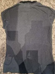 Vorschaubild 2 von Damen Poloshirt Blau Gr. 38 M Kurzarm Baumwolle Casual