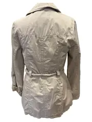 Vorschaubild 3 von Damen Trenchcoat Gr. 38 M Beige Klassisch Gürtel
