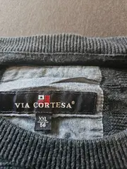Vorschaubild 4 von Pullover Herren 56/XXL Blau Casual Strukturmuster Langarm