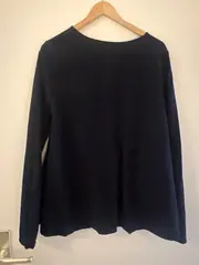 Vorschaubild 2 von Damen Langarmshirt Blau Modern Einheitsgröße Baumwolle Shirt