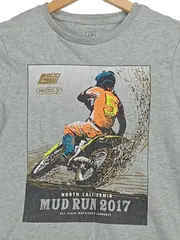 Vorschaubild 2 von Kids Jungen T-Shirt Moto-X Mud Run Grau Gr. 140/146