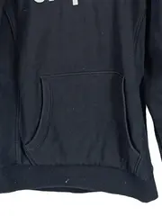 Vorschaubild 3 von Kapuzenpullover Kinder Gr. 146 Schwarz Hoodie Streetwear Logo