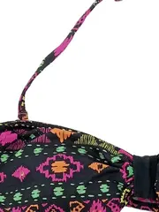 Vorschaubild 5 von Damen Bikini Gr. 38 Ethno Muster Mehrfarbig Bandeau Boho
