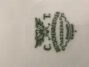 Vorschaubild 2 von Kuchenteller Porzellan Weiß 19cm Klassisch Festlich Metallic