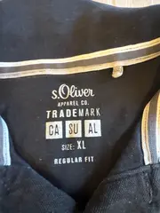 Vorschaubild 5 von Herren Poloshirt Kurzarm Uni Baumwolle Schwarz Gr. XL