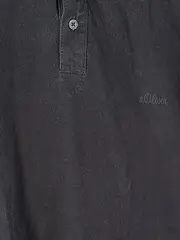 Vorschaubild 2 von Herren Poloshirt Kurzarm Uni Baumwolle Schwarz Gr. XL