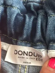 Vorschaubild 7 von Jeans-Shorts Mädchen Gr. 98 Blau Casual Sommer mit bunten Knöpfen