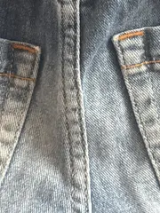 Vorschaubild 5 von Jeans-Shorts Mädchen Gr. 98 Blau Casual Sommer mit bunten Knöpfen