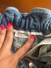 Vorschaubild 6 von Jeans-Shorts Mädchen Gr. 98 Blau Casual Sommer mit bunten Knöpfen
