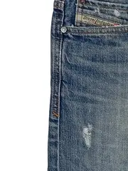 Vorschaubild 2 von Herren Destroyed Jeans W31 L32 Blau Used Look Baumwolle Hose