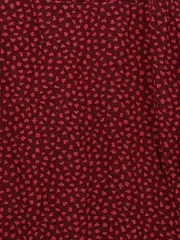 Vorschaubild 3 von Damen Hemdbluse Bluse Rot Muster Viskose Gr. S/36