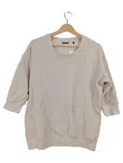 Vorschaubild 1 von Damen Pullover Sweatshirt Beige Baumwolle Gr. M 40