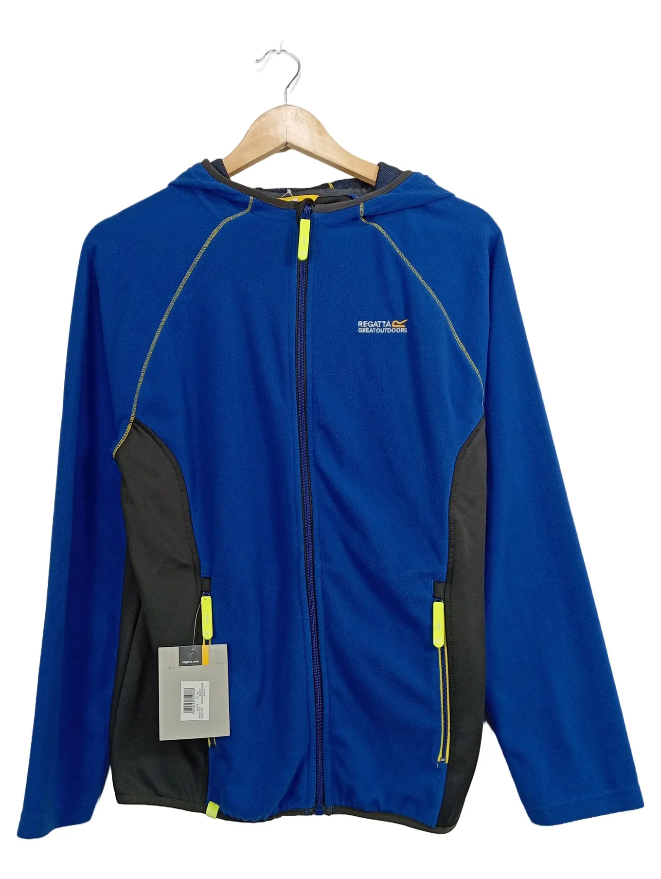 REGATTA Great Outdoors Fleecejacke Kapuze Kinder Gr. 176 Blau NEU