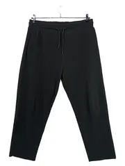 Vorschaubild 1 von Herren Stoffhose Plissee Schwarz Gr. 42/XL Elastisch