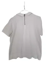 Vorschaubild 5 von Damen Poloshirt Strass Logo Print Kurzarm Weiß M 40