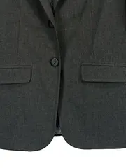 Vorschaubild 3 von Damen Blazer Gr. 38/M Grau Business Jacke Meliert