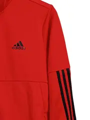 Vorschaubild 3 von Trainingsjacke Kinder Sportjacke Gr. 164 Rot 3-Streifen Reißverschluss
