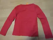Vorschaubild 3 von Langarmshirt Gr. 140 Rot Baumwolle Basic Shirt Kinder Uni