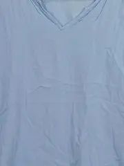 Vorschaubild 5 von Damen Bluse Kurzarm Viskose Strukturmuster Blau Gr. 36 S