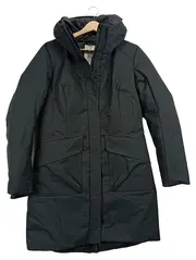 Vorschaubild 1 von Scheck Damen Parka Winterjacke Gr. 40 L Schwarz Kapuze Warm Outdoor