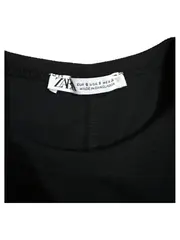 Vorschaubild 3 von Damen Crop Top Tanktop Rippstrick Schwarz Gr. S/36