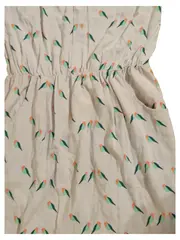 Vorschaubild 6 von Damen Sommerkleid Kleid Vogelmuster Tiermotive Casual Grau Gr. 38;M