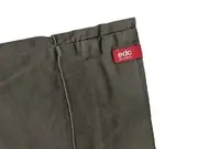 Vorschaubild 4 von EDC by Damen Capri Stoffhose Gr. 36 Oliv Baumwolle 3/4
