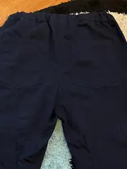 Vorschaubild 2 von Stoffhose Damen Leinen Lyocell Blau Gr. 36 Casual