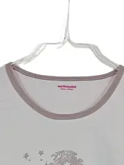 Vorschaubild 3 von Langarmshirt Mädchen Gr. 156/158 Rosa Mond Sterne Glitzer