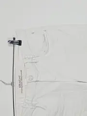 Vorschaubild 5 von Damen Jeans Straight Leg Weiß Gr. 42/32 Hose Basic