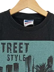 Vorschaubild 3 von Jungen T-Shirt Street Style Palmen Print Gr. 134/140 Schwarz