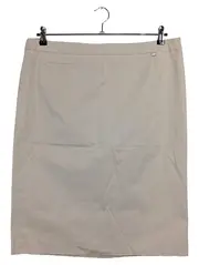 Vorschaubild 1 von Bleistiftrock Damen Business Baumwolle Stretch Beige Gr. 44/XXL