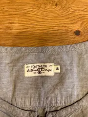 Vorschaubild 4 von Damen Bluse Gr. 36/S Grau Baumwolle 3/4-Arm Casual