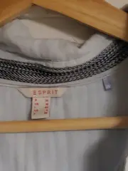 Vorschaubild 5 von Damen Hemdbluse Gr. 36/S Hellblau Baumwolle Langarm Casual