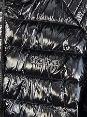 Vorschaubild 3 von Herren Steppjacke Schwarz Gr. 50 L Kapuze Glänzend