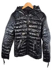 Vorschaubild 1 von Herren Steppjacke Schwarz Gr. 50 L Kapuze Glänzend