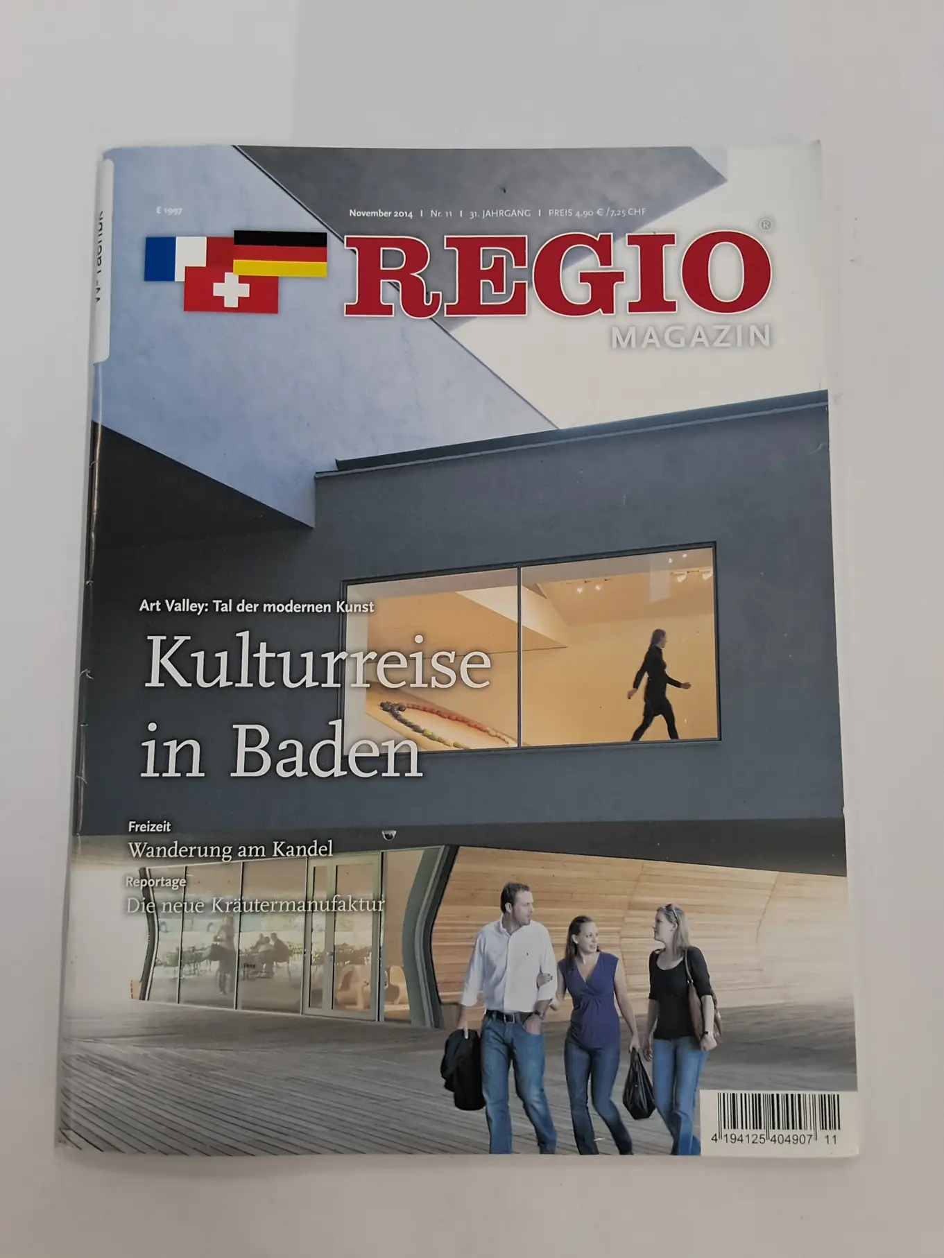 REGIO MAGAZIN Kunst Kultur Baden Nov 2014 Nr 11 Art Valley Kandel