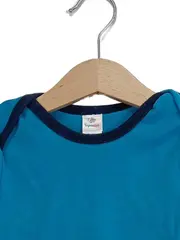 Vorschaubild 2 von Baby Body Kurzarm Türkis Gr. 74/80 Baumwolle