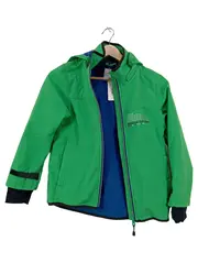 Vorschaubild 1 von Outdoorjacke Kinder Gr. 128/134 Grün Fleece gefüttert