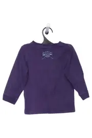 Vorschaubild 2 von Kinder Langarm Pullover Gr. 86 Lila Team Fun Print Baumwolle