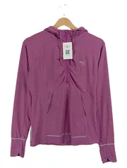 Vorschaubild 1 von Damen Lauf Hoodie Kapuzenpullover Gr. 40/L Lila dryCELL Sport
